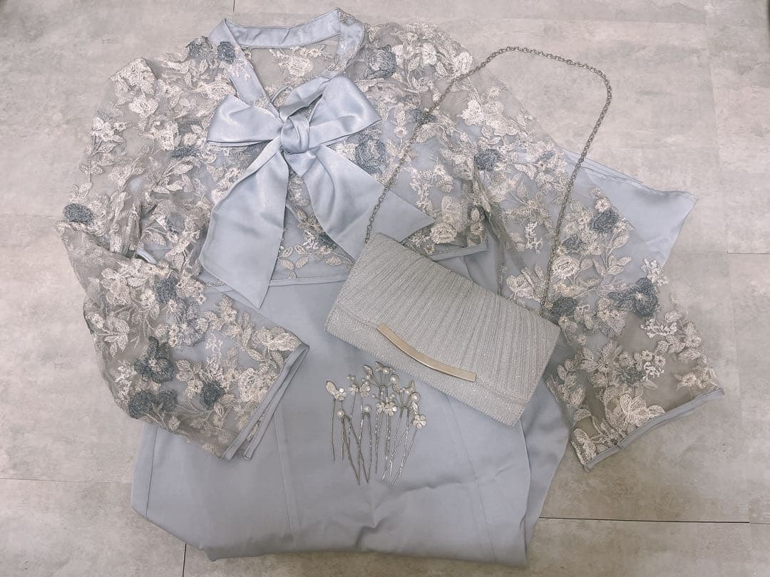 パーティードレス セット パンツドレス セットアップ パーティードレス[品番：VV000001183