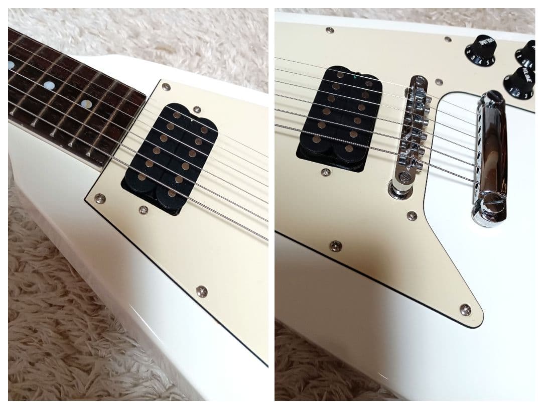 Photogenic　エレキギター　フライングVタイプ　フォトジェニック 変形