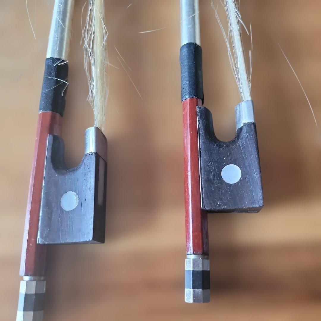 バイオリン1/16 本体と弓2本 ケース付き