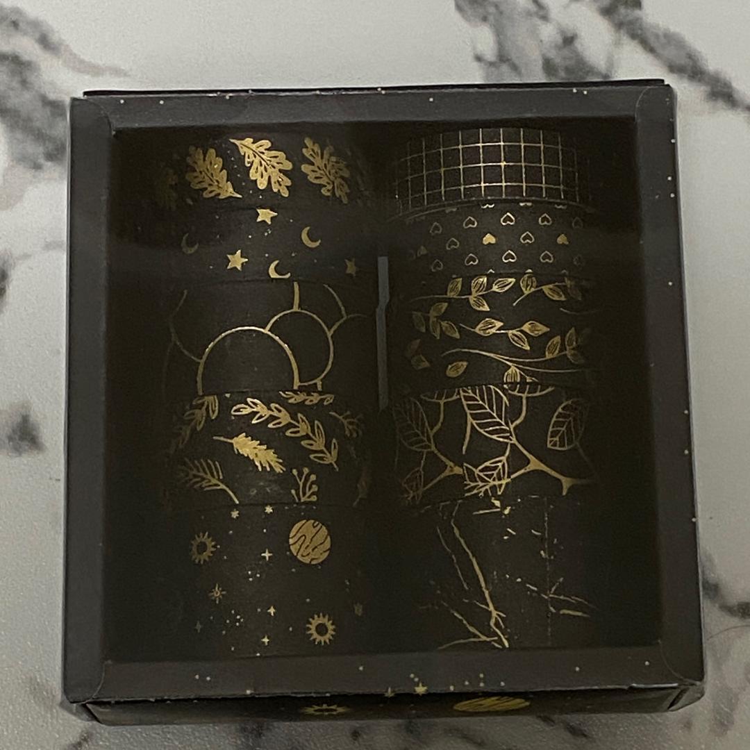 mr-box】海外マステ 箔あり・花柄など90巻【まとめ売り】 文房具・事務用品