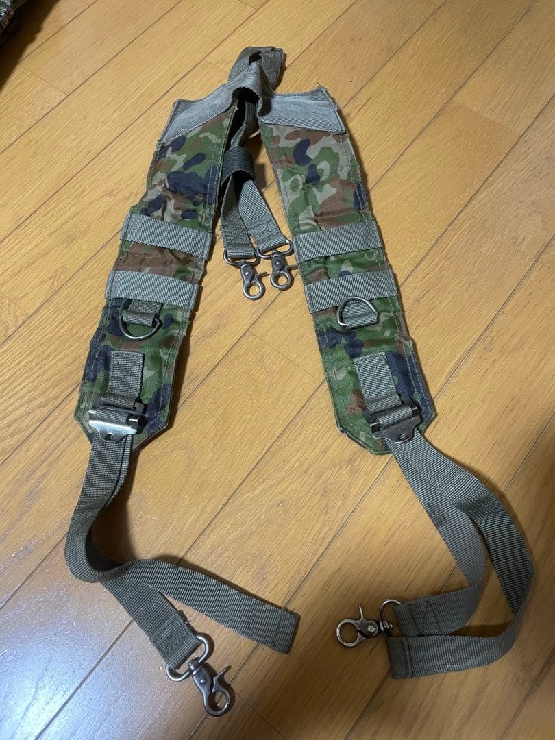 自衛隊 弾帯3型 戦人弾帯パット Y型サスペンダー PX品