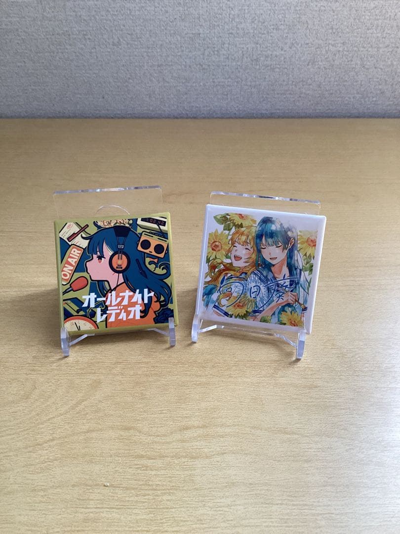 Ado モナリザの横顔 缶バッジ 向日葵 オールナイトレディオ - メルカリ