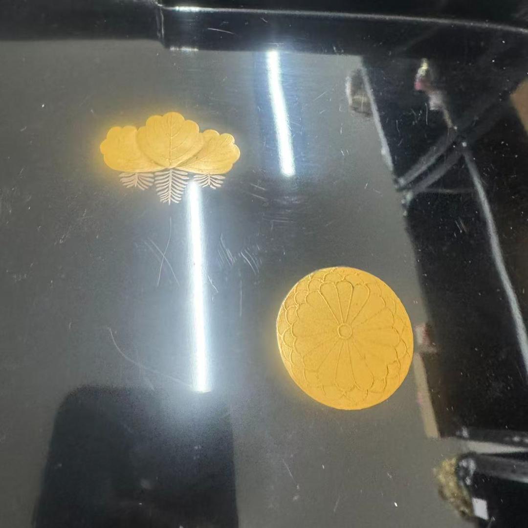 輪島塗　時代物時絵　御会席膳漆器セット　共箱