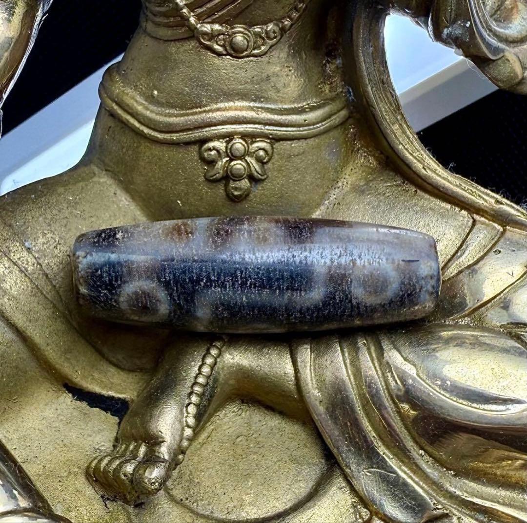 九眼天珠 原石 63 老礦天珠 ジービーズ 呪物 護符 お守り