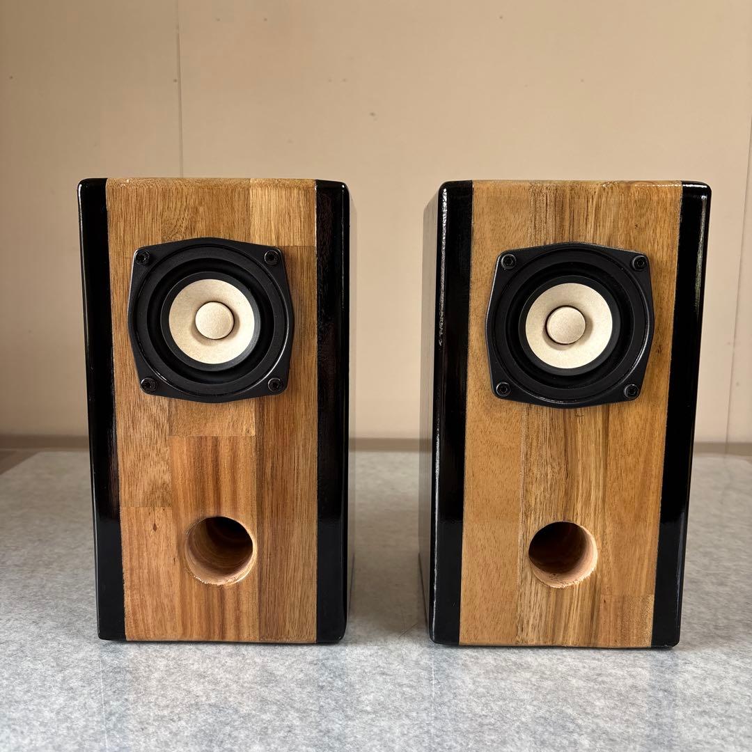 マークオーディオom-mf4-mica搭載自作スピーカー ラビリンス・バスレフ型