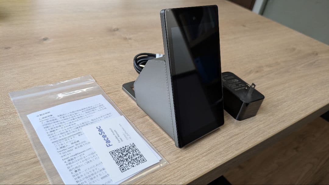 FaceSec（タイムレコーダー）高精度AI顔認証 5.5インチ据え置き型