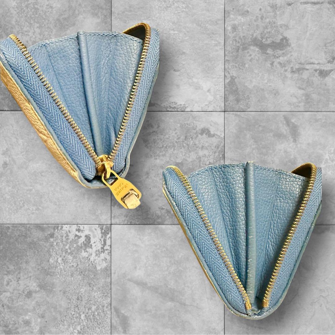 希少美品❣️ LV ルイヴィトン ジッピー ケース モノグラム ブルージーン