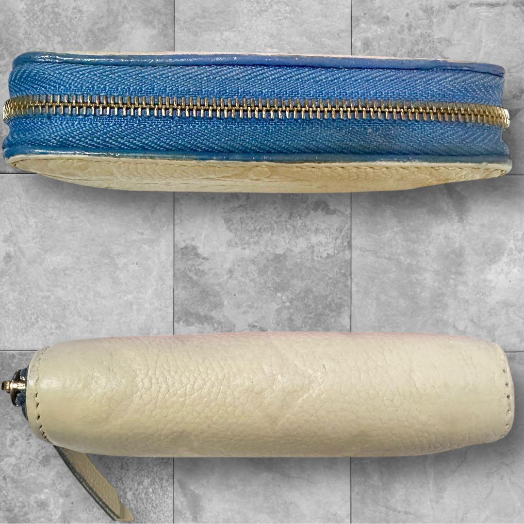 希少美品❣️ LV ルイヴィトン ジッピー ケース モノグラム ブルージーン