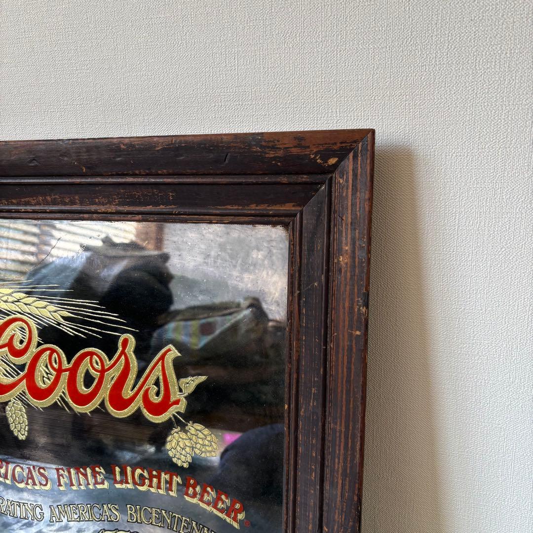 Coors パブミラー アンティーク クアーズ アメリカ ビンテージ 雑貨