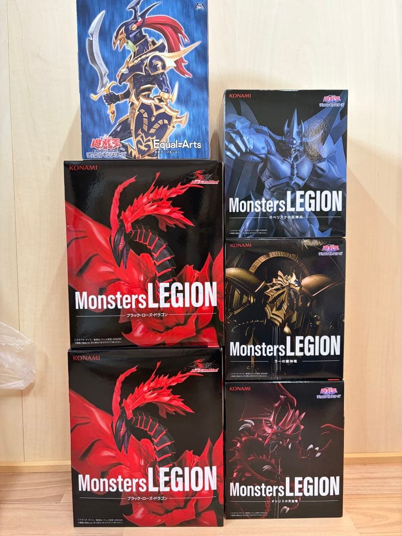 未開封】遊戯王 Monsters LEGION三幻神他 フィギュア各6セット - メルカリ