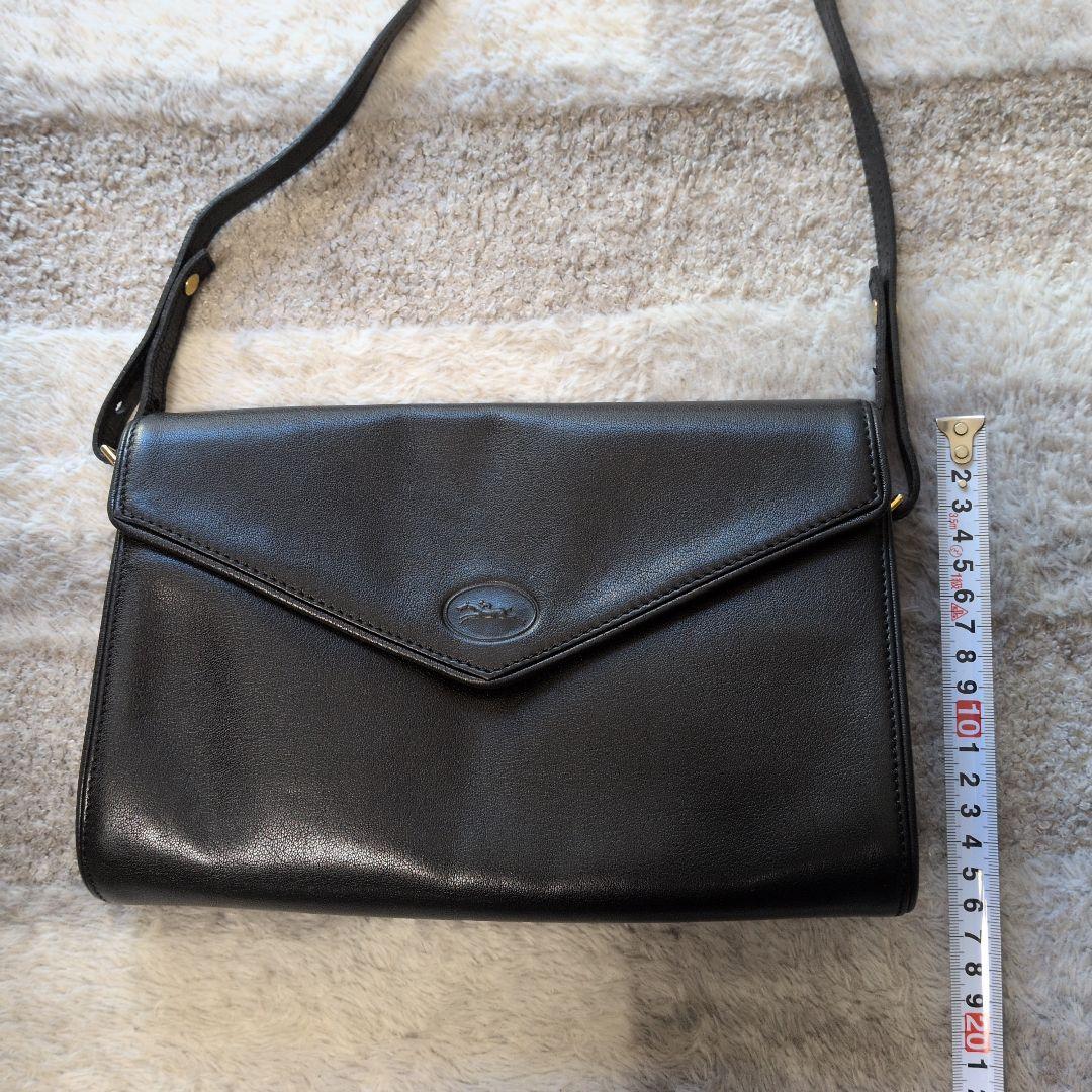 LONGCHAMP 黒 ショルダーバッグ