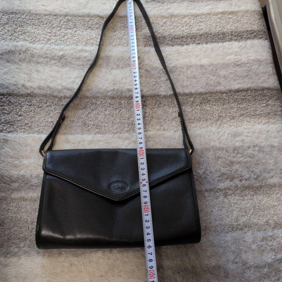 LONGCHAMP 黒 ショルダーバッグ