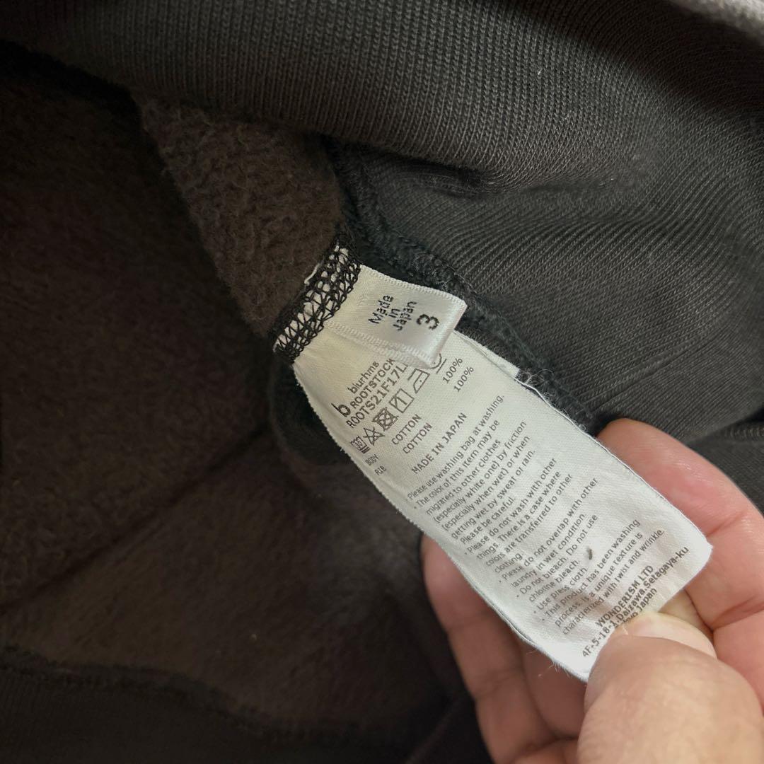 blurhms rootstock パーカー 3 lechoppe別注 黒