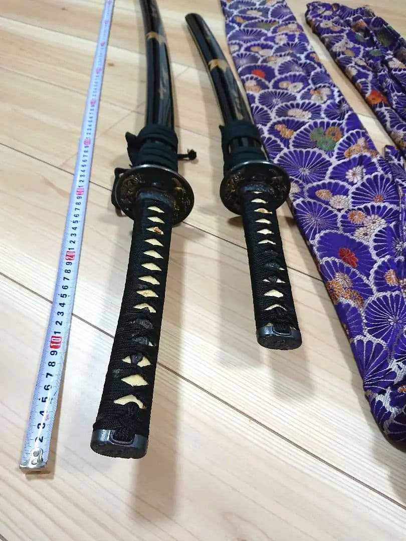 模造刀 大刀、小刀 の2本 袋付き