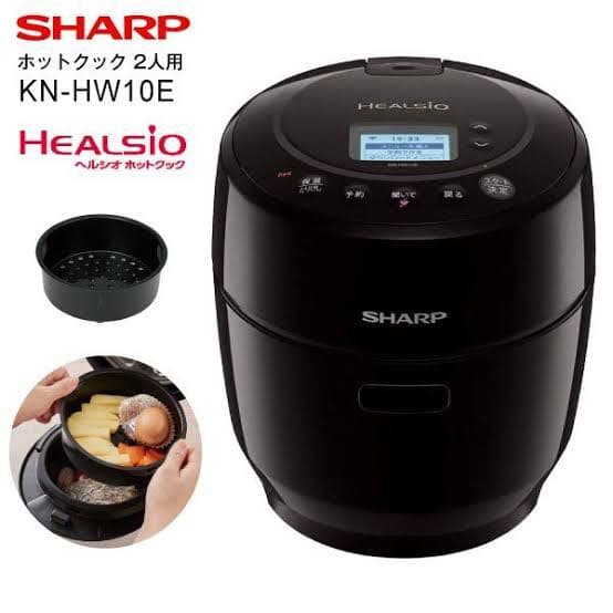 SHARP KN-HW10E-B シャープ HEALSIO ホットクック 1.0L ブラック KN