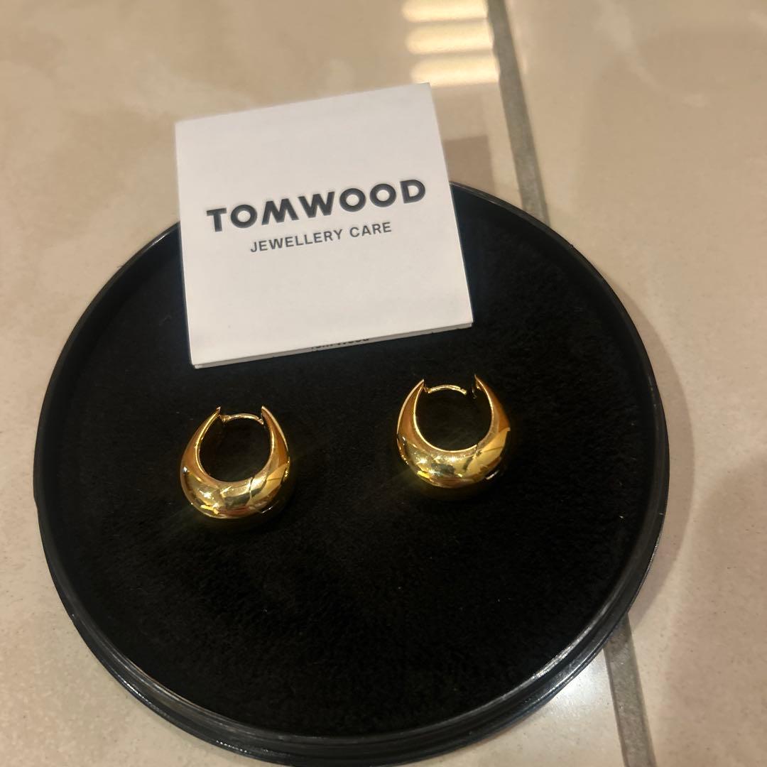 TOMWOOD ゴールド フープピアス