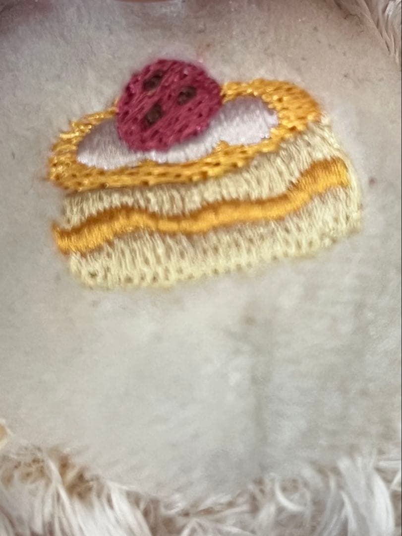 シュガーバニーズ しろうさ ケーキ刺繍 ぬいぐるみ 希少 当時 レア