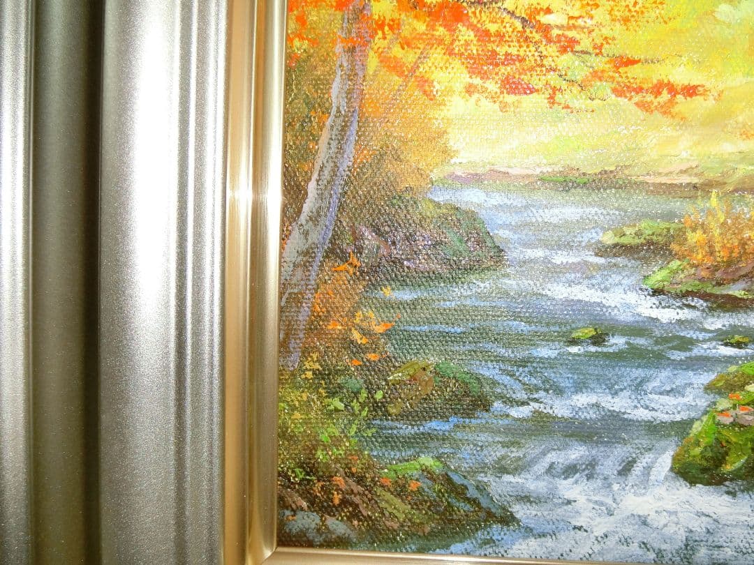 【ART】関健造真筆(奥入瀬渓流)サムホール