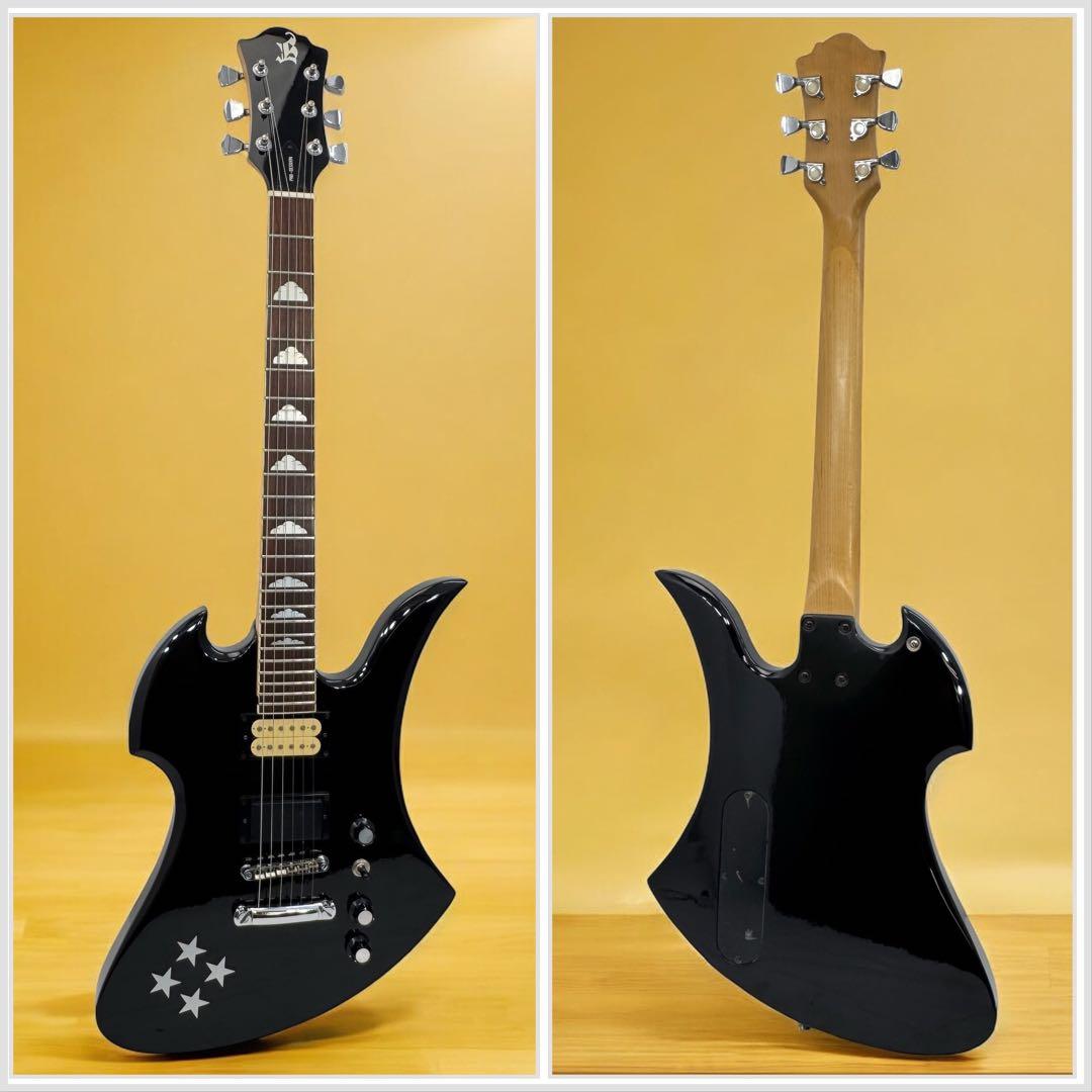 Bロゴ　BARCLAY バークレー モッキンバード エレキギター ブラック