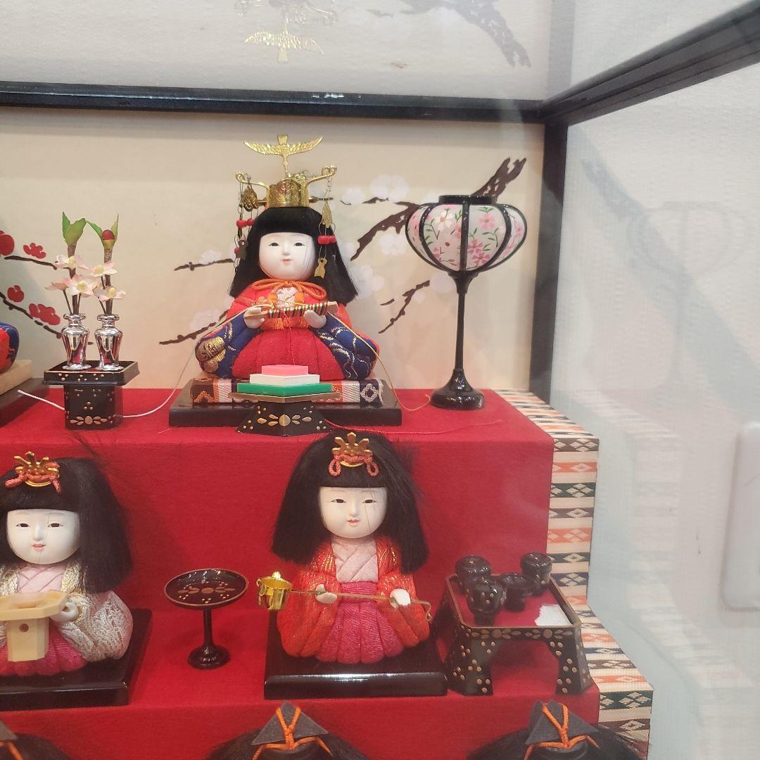 江戸木目込 雛人形 ケース付き