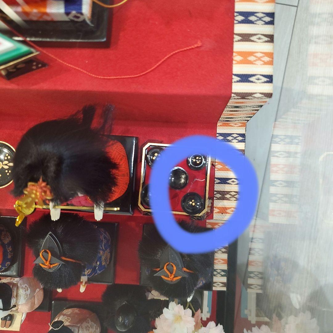 江戸木目込 雛人形 ケース付き