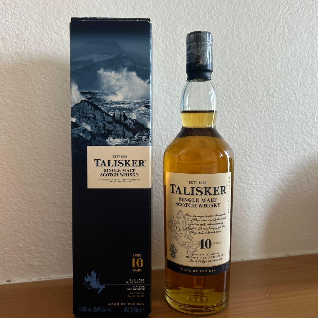 タリスカー 10年 旧ラベル 200ml - メルカリ