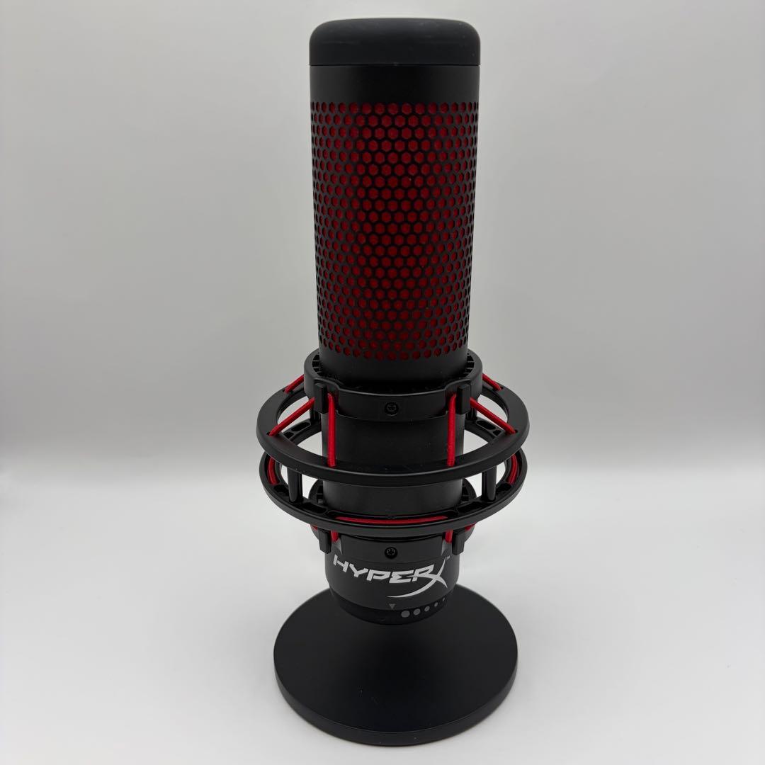HyperX QuadCast スタンドアロンマイク HX-MICQC-BK