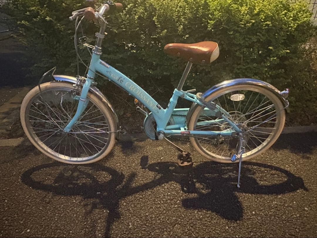 美品】レトロデザイン子供用自転車 20インチ Café Croissant