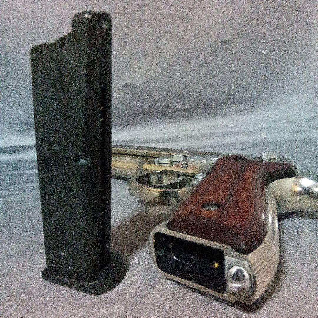 良*で様 WA ベレッタ M92FS スーパーバージョン　アイノックス　木製グリ