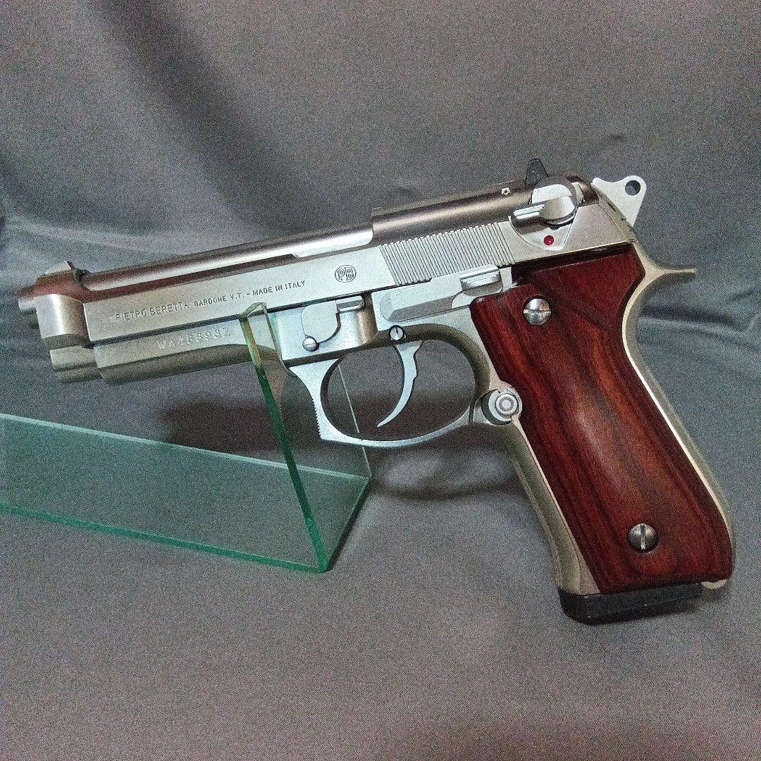 良*で様 WA ベレッタ M92FS スーパーバージョン　アイノックス　木製グリ