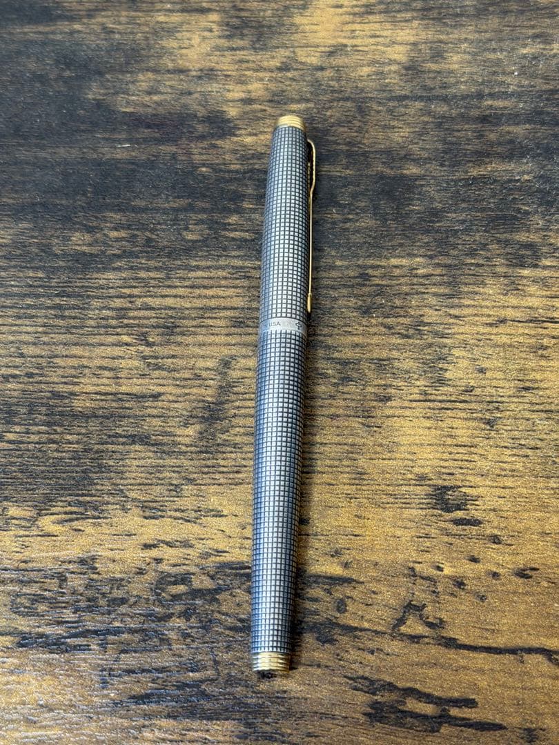 初期　字幅63 パーカー　75 シズレ　万年筆　スターリングシルバー　細字