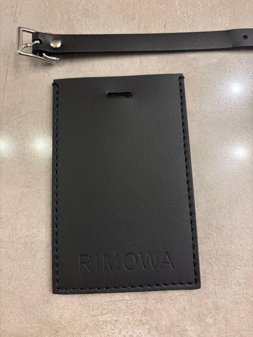 新品未使用 RIMOWA リモワ ラゲージタグ 黒 ネームタグ スーツケース