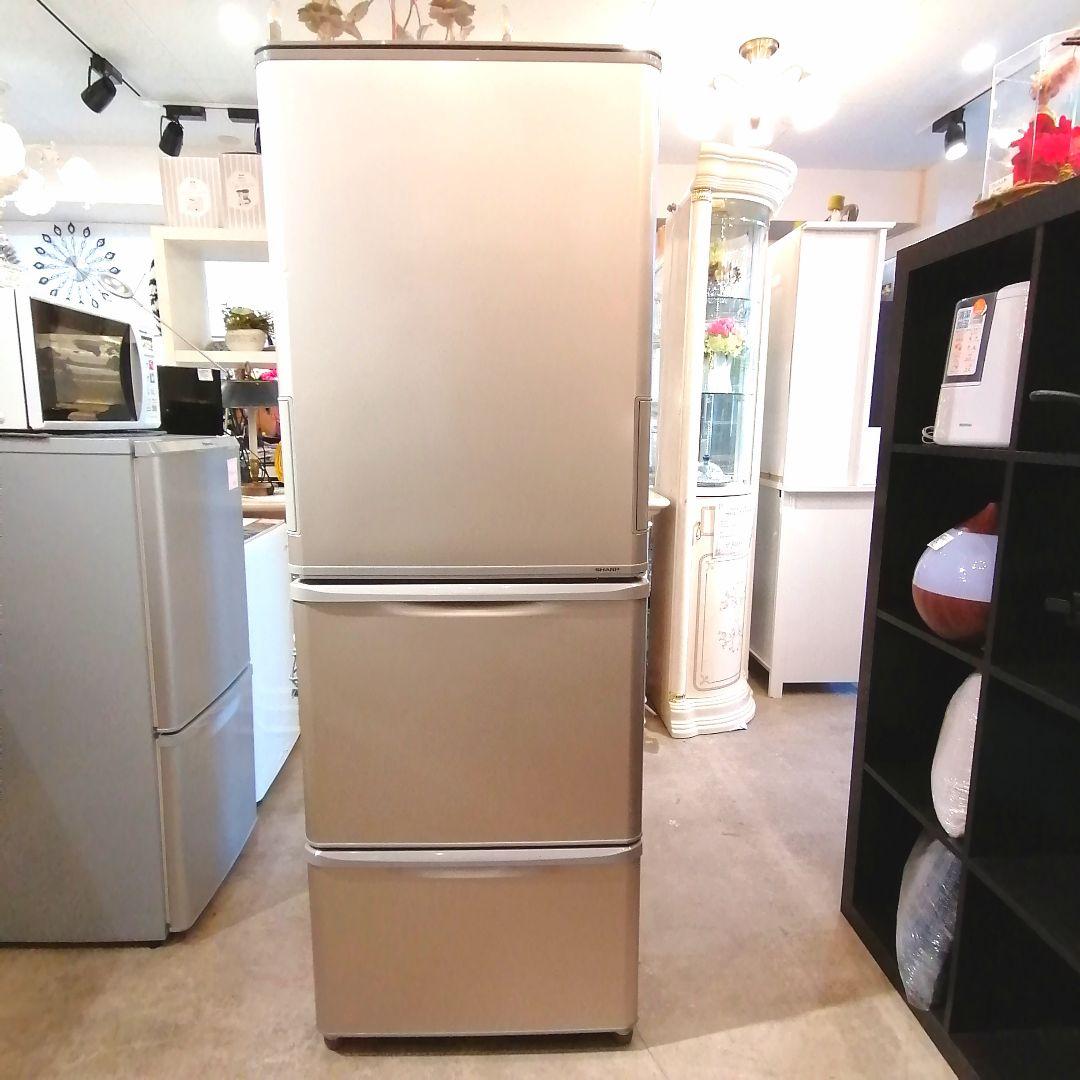 i▢ SHARP 冷蔵庫 2018年製 350L どっちもドア SJ-W352D 格安で！シャープ