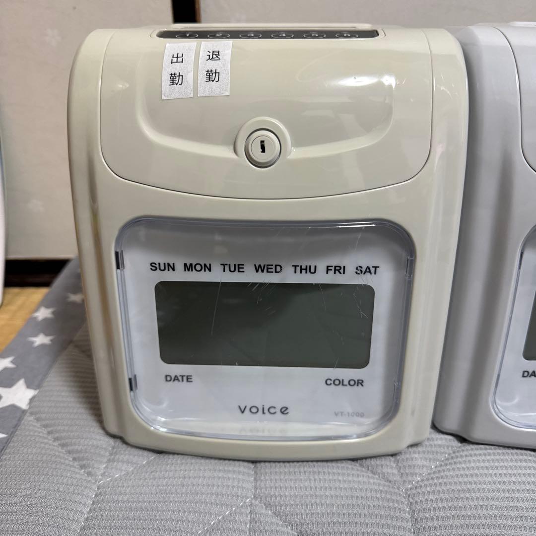 タイムレコーダー　vt-1000 2台セット