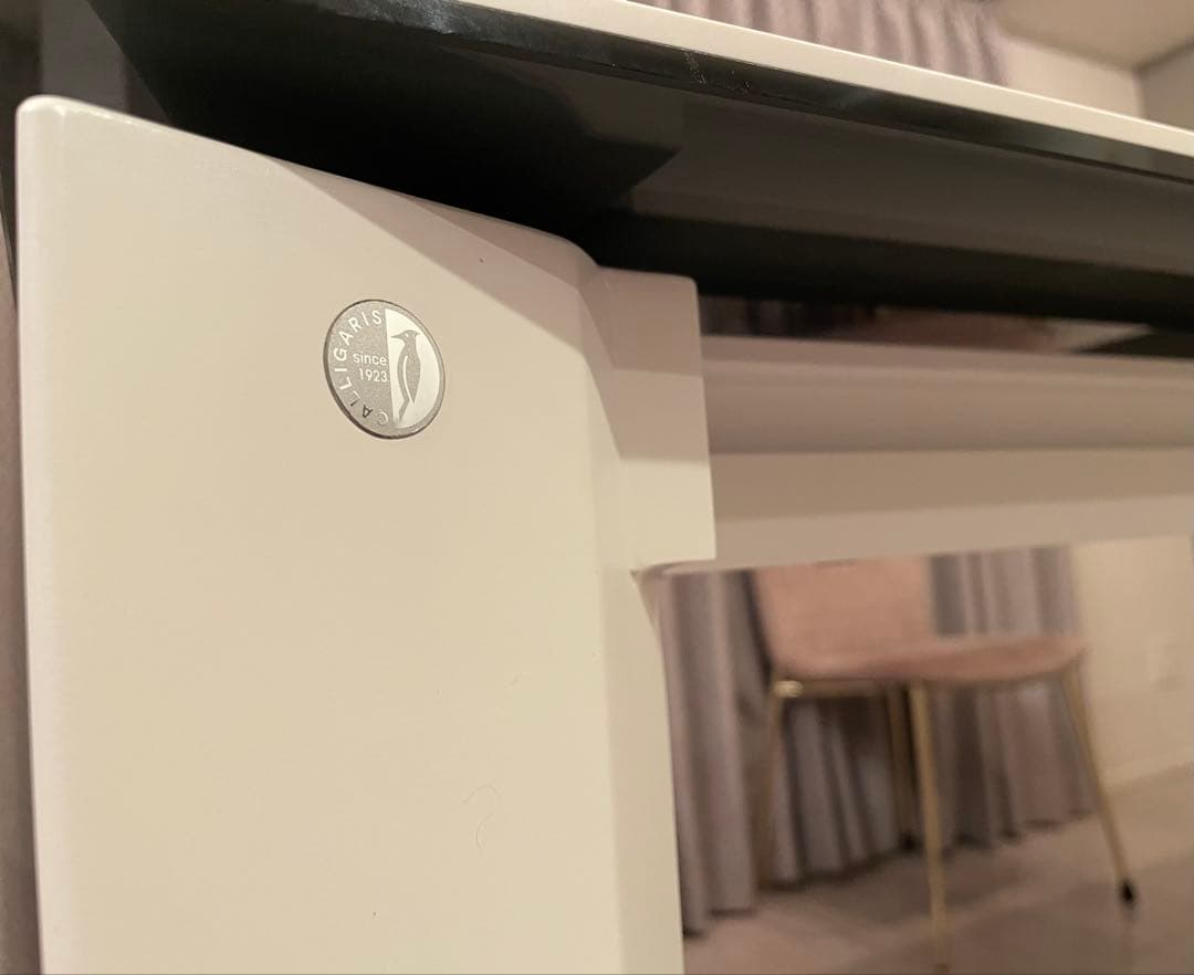 カリガリス ダイニングテーブル DELTA 伸縮テーブル ホワイトマーブル