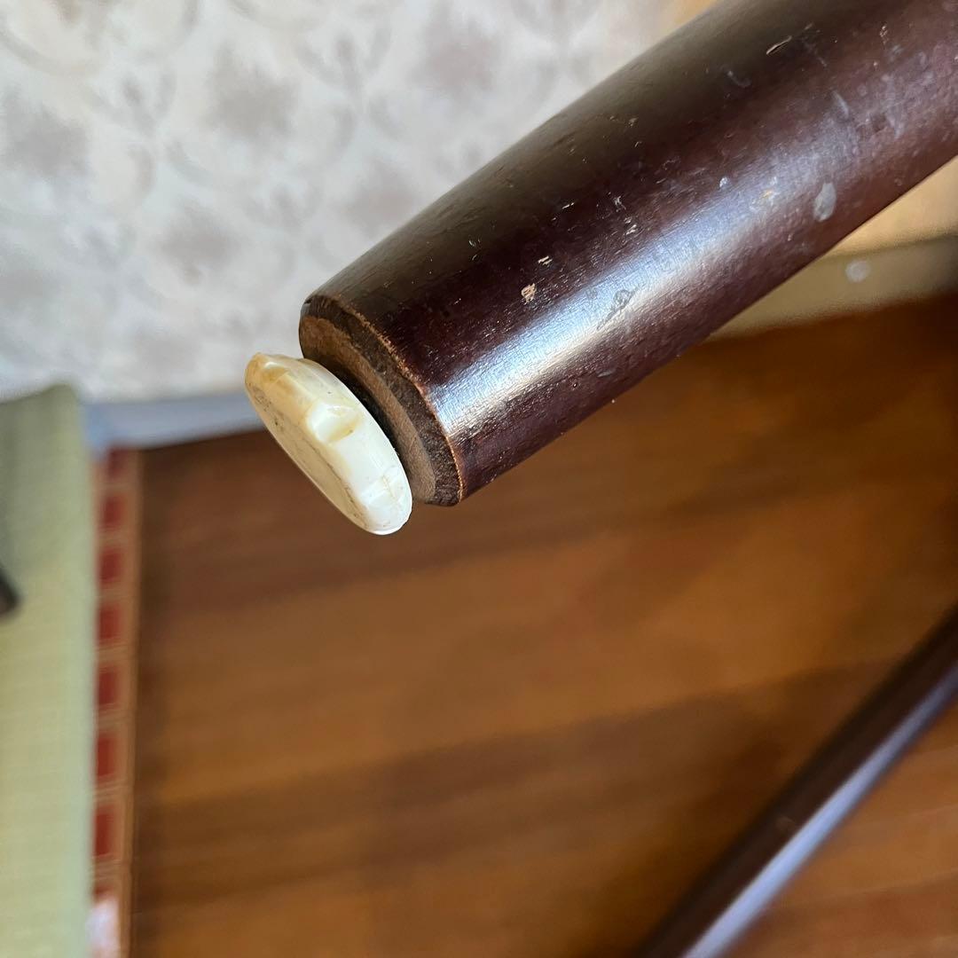 【アンティーク】昭和レトロ 木製 大理石柄 天板 ダイニングテーブル 古家具