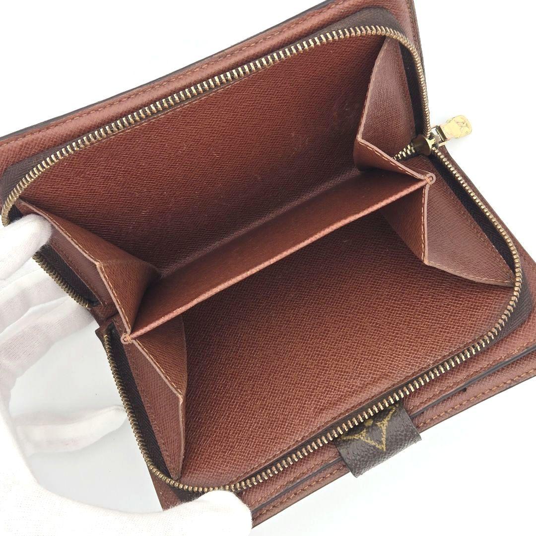 ルイヴィトン ポルト パピエジップ ラウンドファスナー モノグラム 二