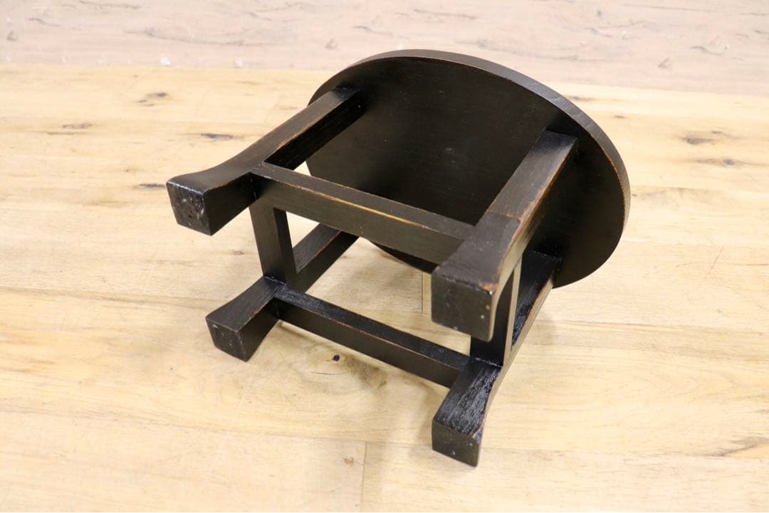 GMHK836A○木製スツール 踏み台 ステップ スツール 腰掛け 花台 飾り台