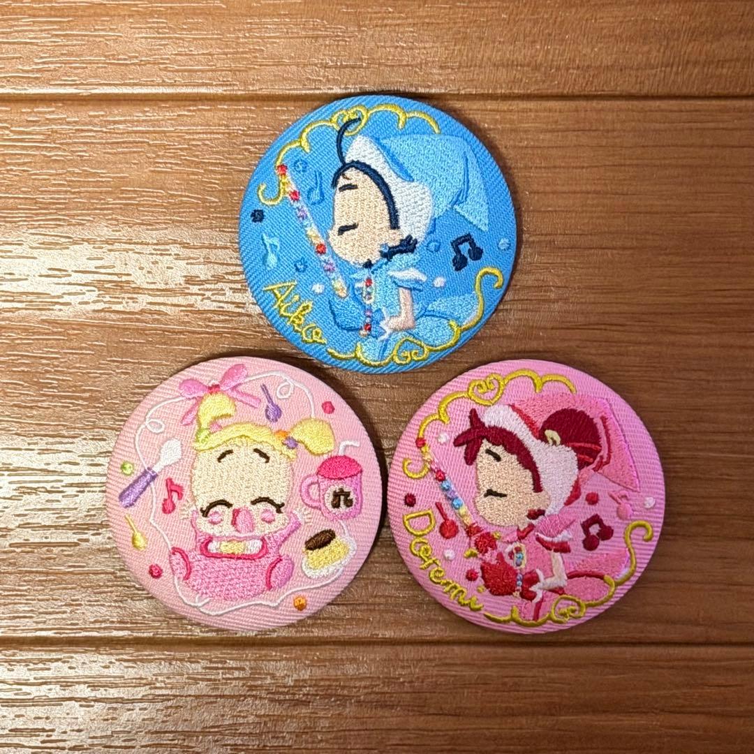 おジャ魔女どれみ刺繍バッジ 3点セット - メルカリ