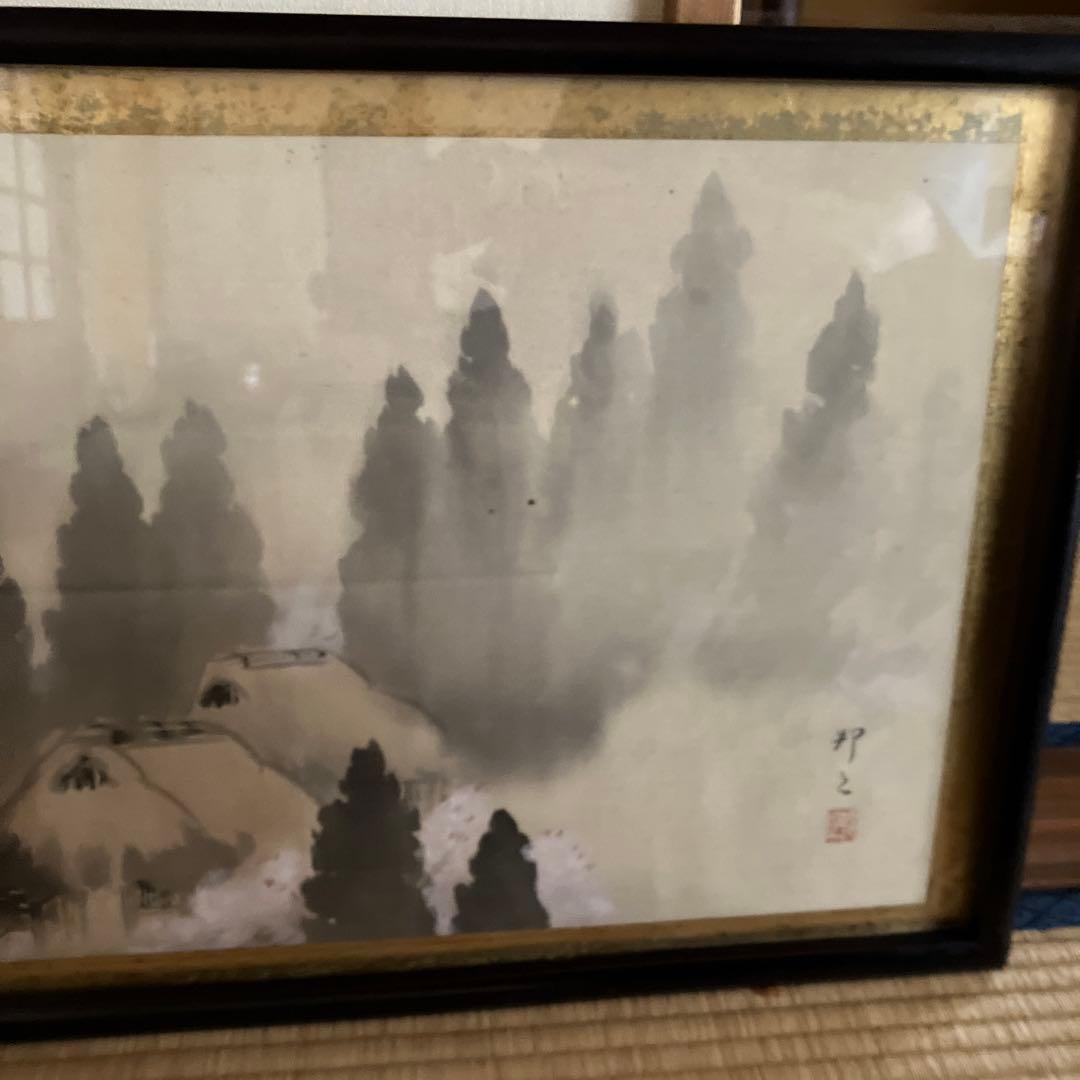 日本画　水墨画