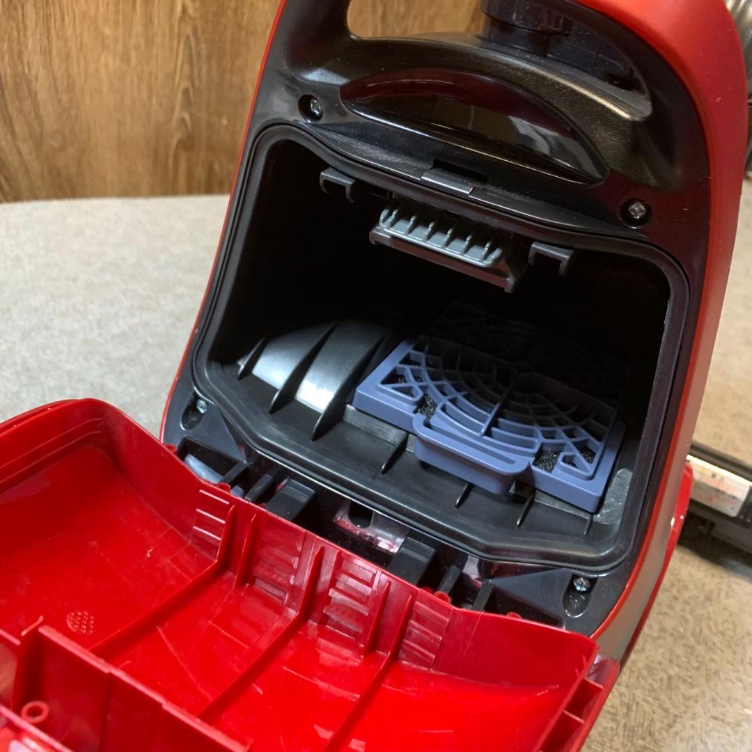 I625 TOSHIBA VC-PH9-R 紙パック式 掃除機 23年製 赤