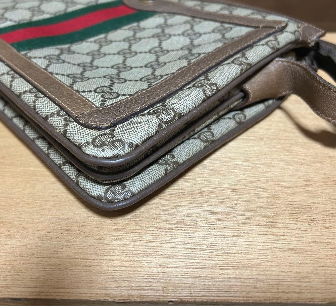 【3連休価格】OLD GUCCI GGパターンショルダーバッグ オールドグッチ