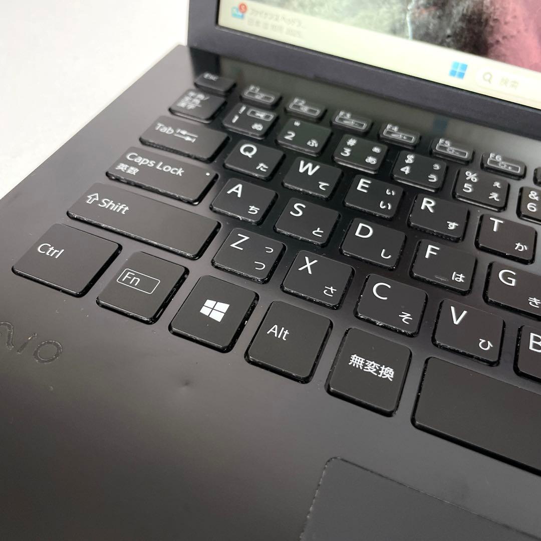 高性能ノートパソコン VAIO 13インチ 薄型 持ち運びに PC オフィス