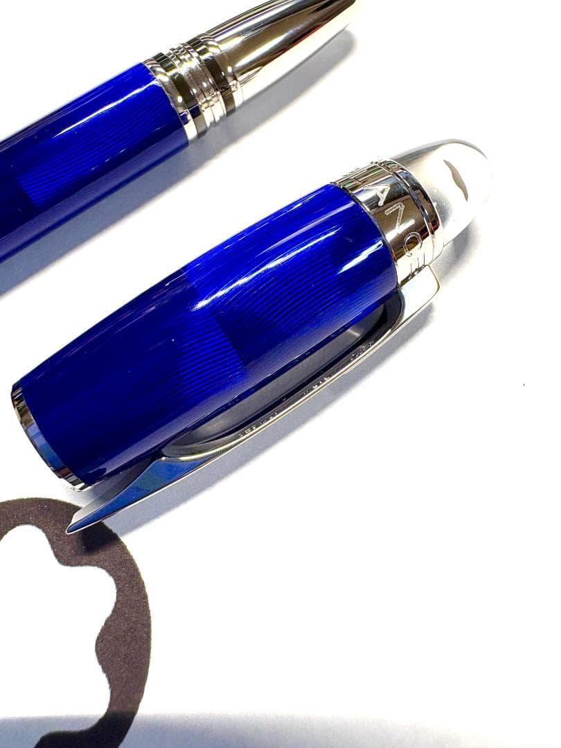 306.モンブラン スターウォーカークールブルー ファインライナー 極美