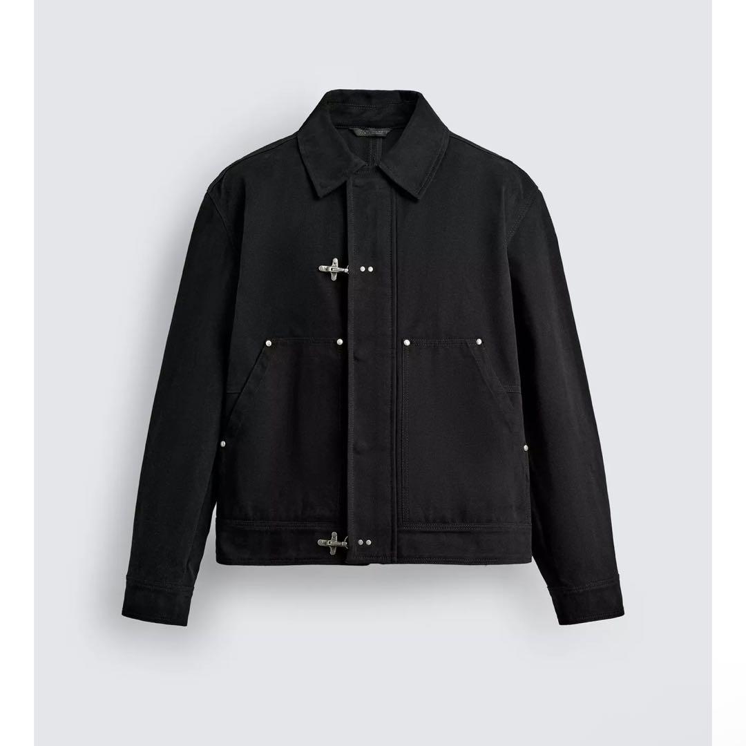 ZARA リラックスフィット トグルボタンジャケット