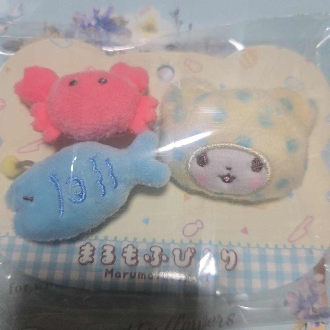 まるもふびより　初期　モップ　カニカマ　ギョニク　ぬいぐるみ　ブローチ　セット サンリオ MARUMOFUBIYORI まるもふびより モップ カニカマ ギョニク