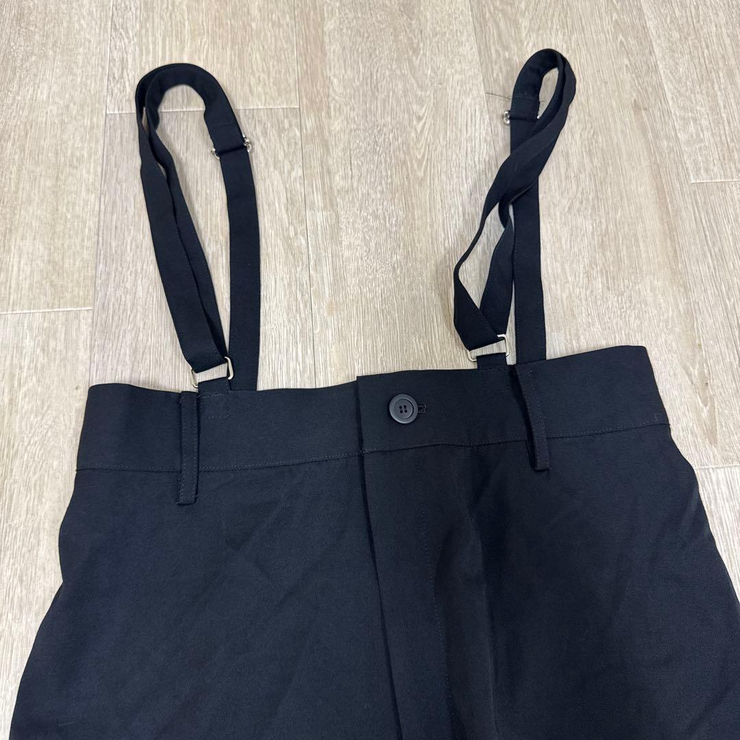 LIMI feu サルエルパンツ　サスペンダー　黒　S