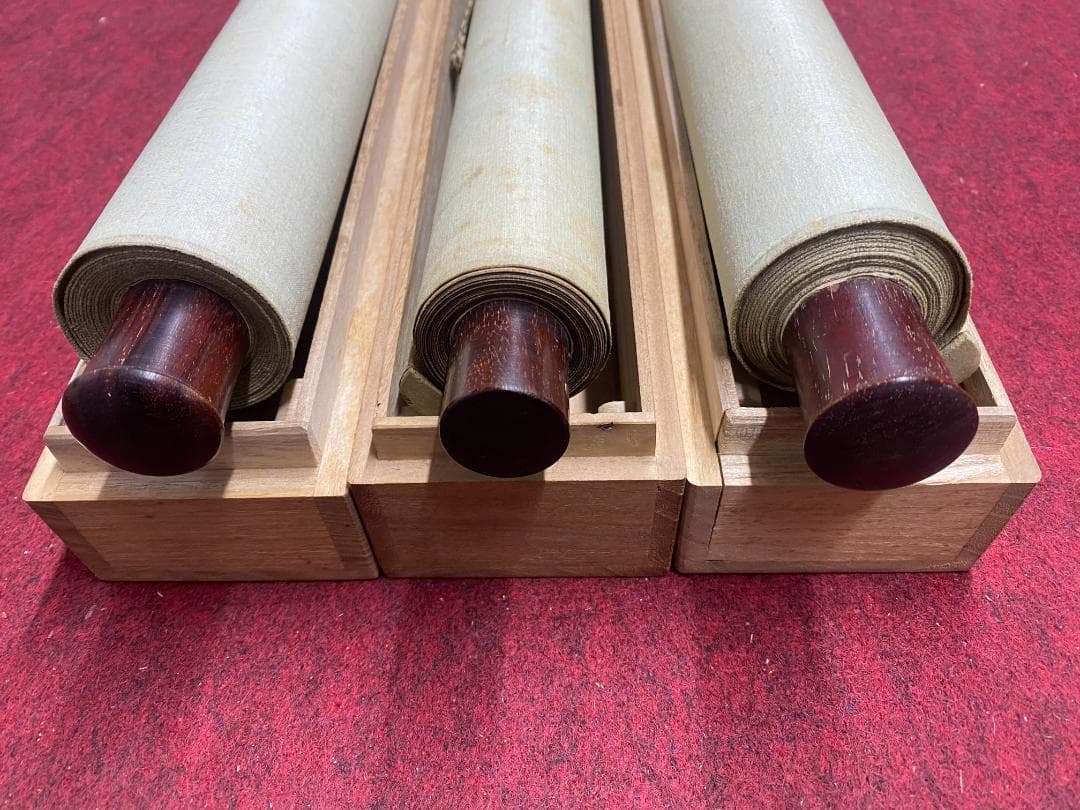 近藤樵仙 水墨図 三幅 熊本 肥後 師杉谷雪樵 掛軸24102509