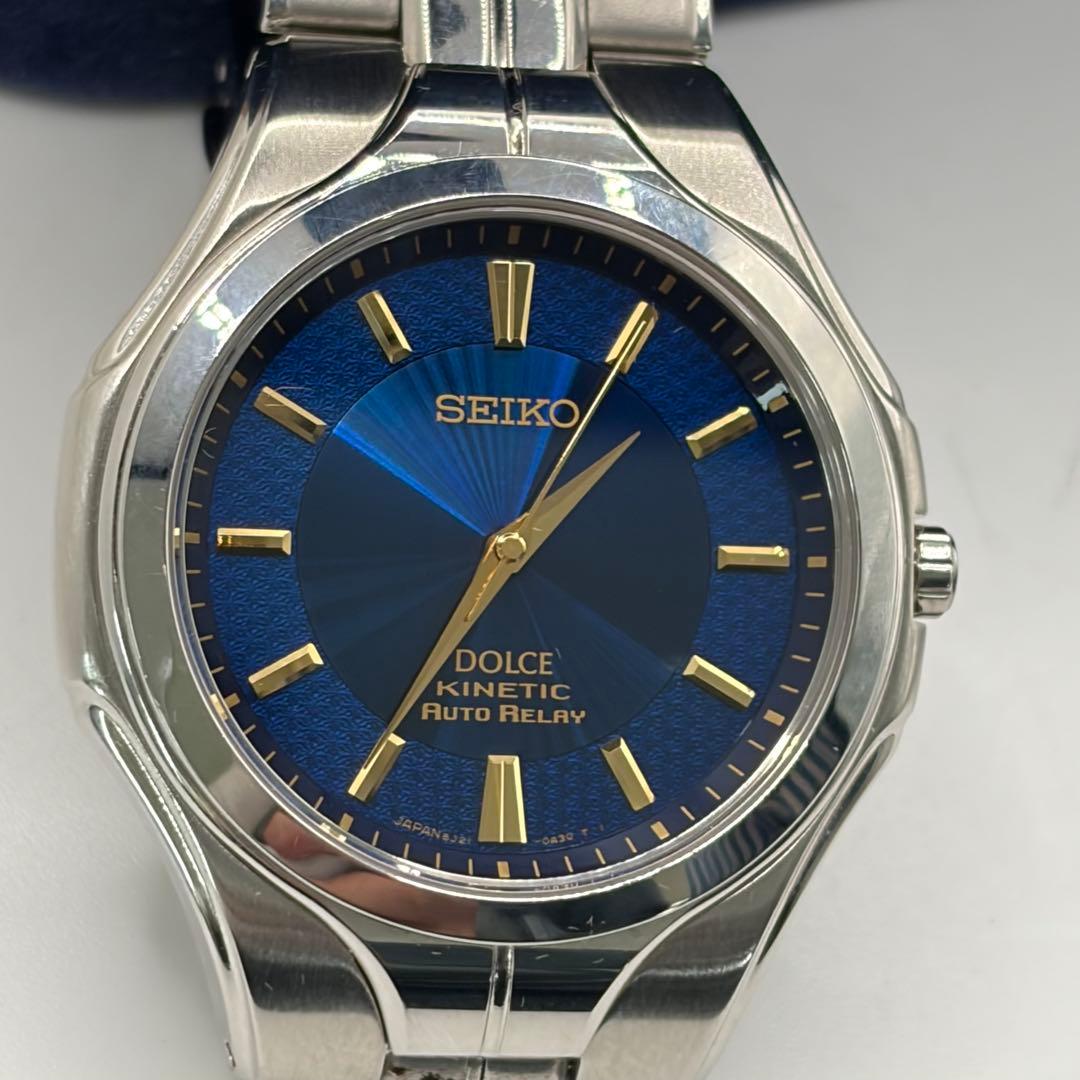SEIKO☆DOLCE キネティック オートリレー箱・コマ付 稼働品 美品