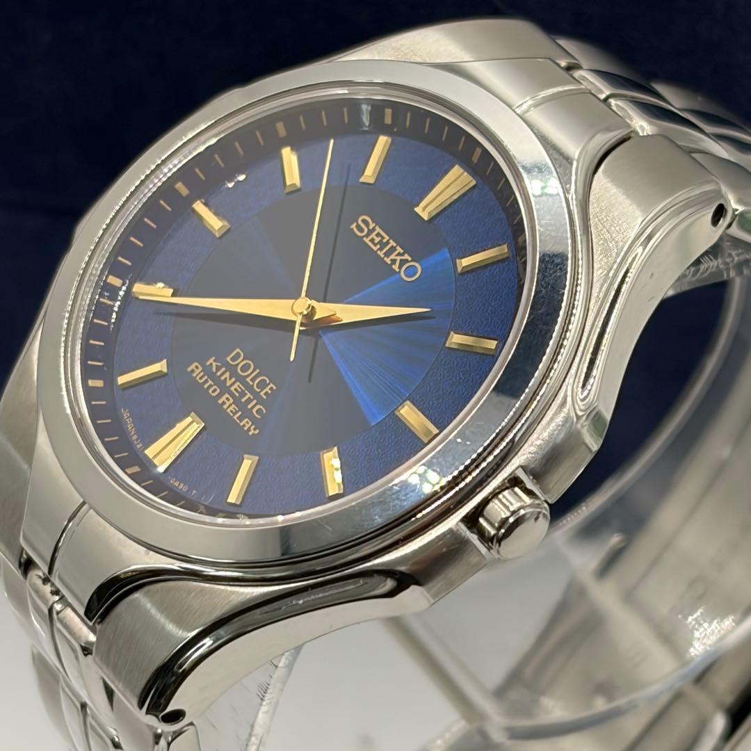 SEIKO☆DOLCE キネティック オートリレー箱・コマ付 稼働品 美品